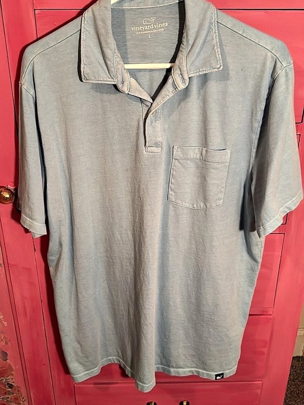 Vineyard Vines Surf Polo Men's Gray Polo Shirt Like New
